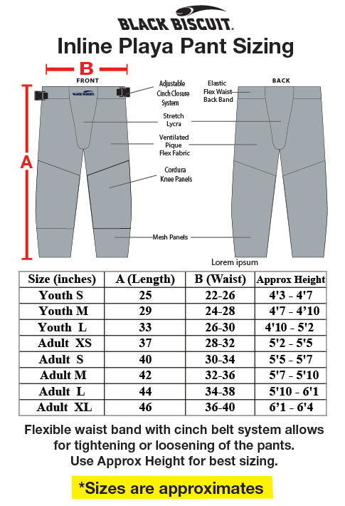 Sizing Charts – black-biscuit